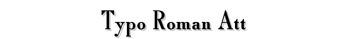 Typo Roman ATT