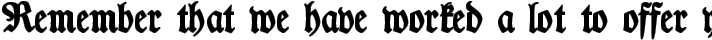 TypographerFraktur, Bold