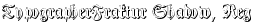 TypographerFraktur Shadow, Regular