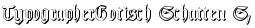 TypographerGotisch Schatten S, Regular