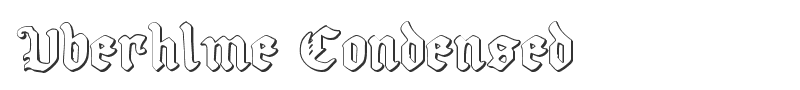 Uberhlme Condensed