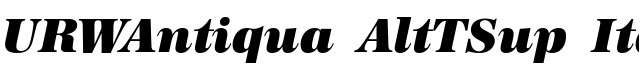 URWAntiqua AltTSup Italic