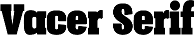 Vacer Serif Personal Fat