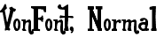 VonFont, Normal