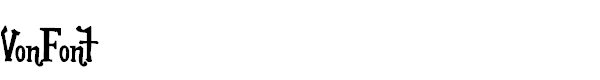 VonFont | dafont.com
