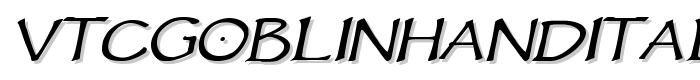 VTC Goblin Hand Italic