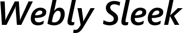 WeblySleek UI Semibold Italic