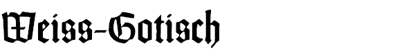 Weiss-Gotisch