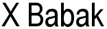 X Babak