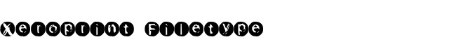 Xeroprint  Filetype