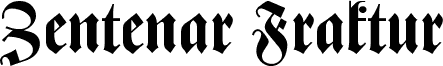 Zentenar Fraktur Bold