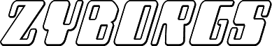 Zyborgs Outline Italic
