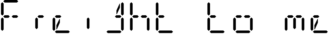 14 Segment LED Display