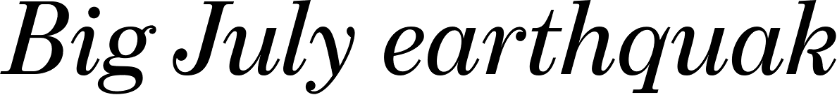 21 Cent Italic