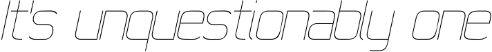 21st SuperFine Italic