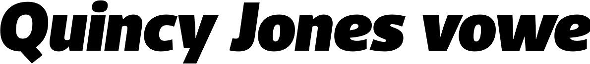 Acto UltraBlack Italic