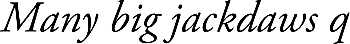 Adobe Garamond Italic