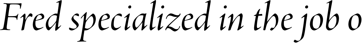 Adobe Jenson Pro Display Italic