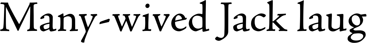 Adobe Jenson Pro Regular