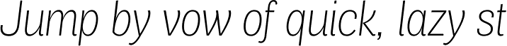 Air Condensed UltraLight Italic