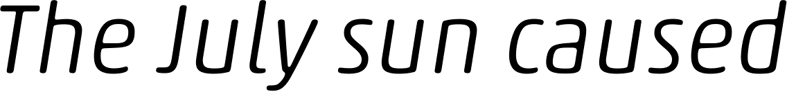 Akko Pro Rounded Light Italic