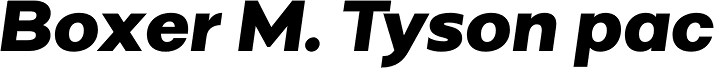 Alergia Grotesk Wide Blackitalic