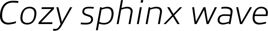 Allumi Std ExtraLight Italic