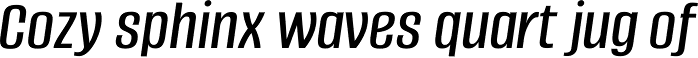 Alumni Sans Regular Italic
