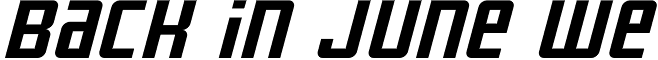American Gothic Italic