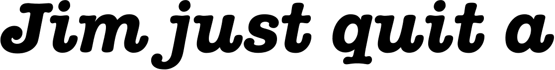 American Typewriter Bold Italic