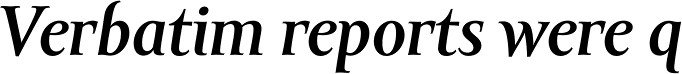 Amor Serif Bold Italic