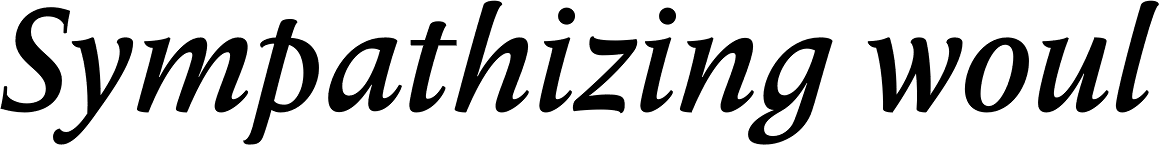 Anselm Serif Medium Italic