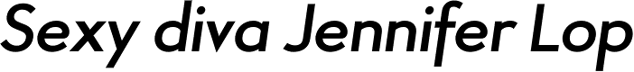 Aramis Bold Italic