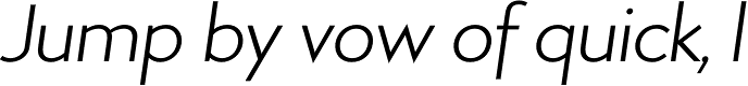 Aramis Light Italic