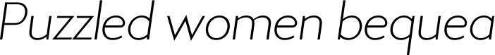 Aramis XLight Italic