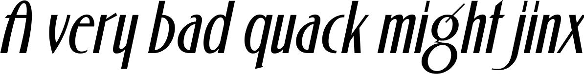 ARB 44 Chicago Modern AUG-35 CAS Normal Italic