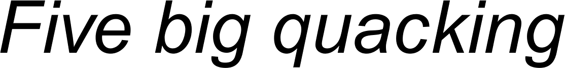 Arial Pro Italic