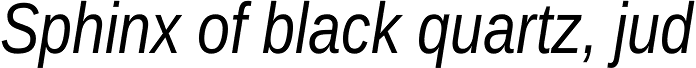 Ascender Sans Narrow Italic