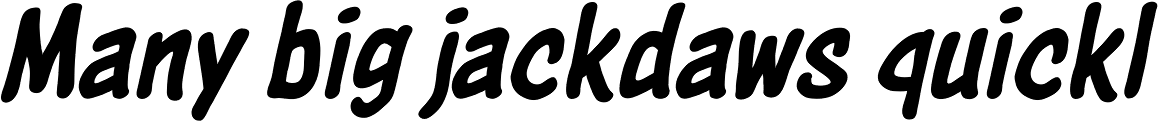 Astounder Round LC BB Italic