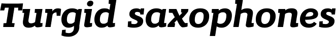 Bandera Cyrillic Bold Italic