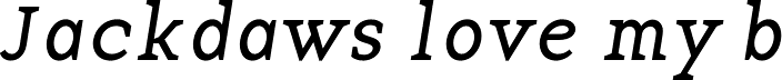 Base 12 Serif Italic