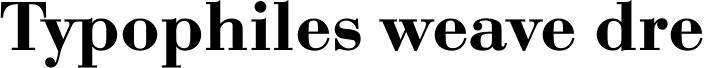 Bauer Bodoni Demi Bold