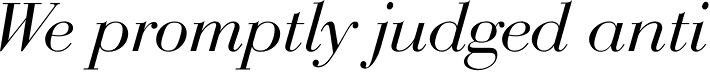 Bauer Bodoni EF Italic