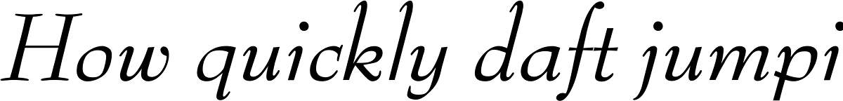 Bernhard Mod SB Italic