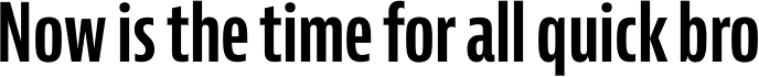 Bernina Sans Compressed Bold