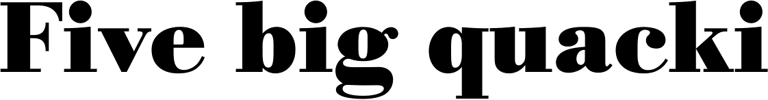 Berth Bodoni Pro Bold