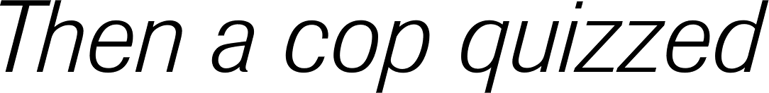 Berthold Imago Light Italic