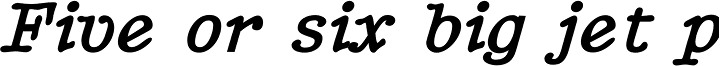 BetterTypeRight Bold Italic