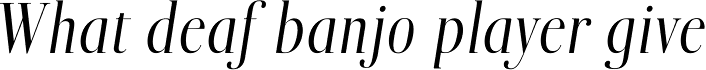Boberia Light Italic