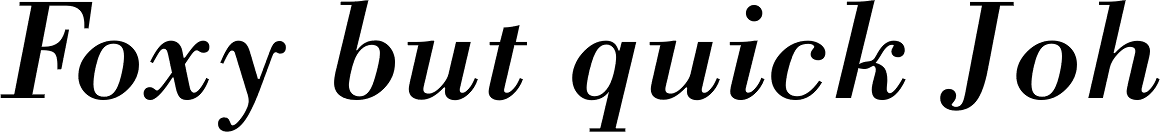 Bodoni Italic